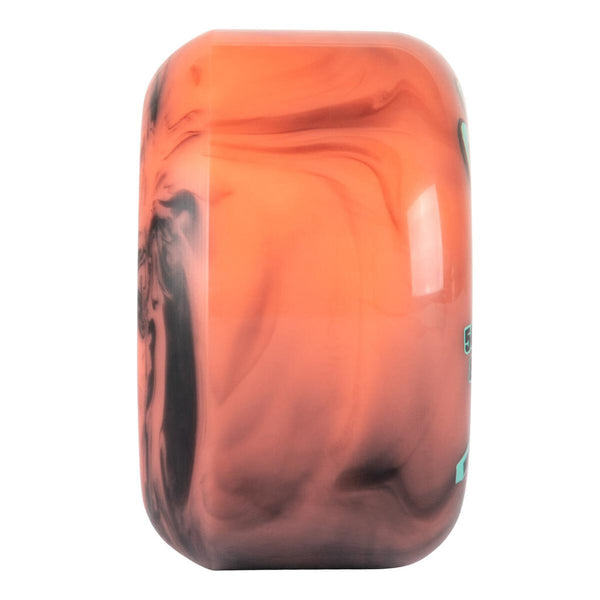 Orbs Pugs - Coral/Black Swirl Conical Wheels - 56mm