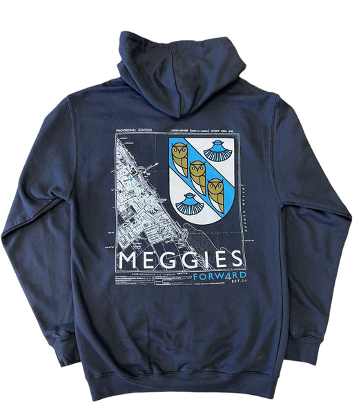 Forw4rd Meggies Map Hoody - Shark Grey