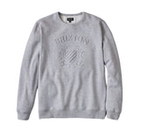 Brixton Lion Crest Crew - Heather grey