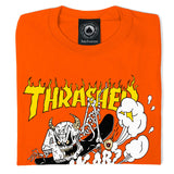 Thrasher 40 Years Neckface T-Shirt - Orange