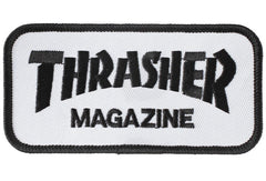 Thrasher Iron on Patch White/Black