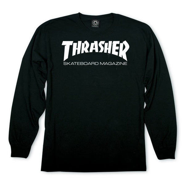 Thrasher L/S  T-Shirt - Black